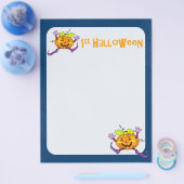Halloween Pumpkin Scrapbook Paper 2 Flyer (Einzeln)