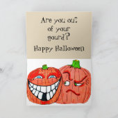 HALLOWEEN PUMPKIN SEED Witz Karte (Innenseite)