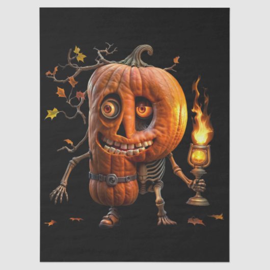 Halloween Pumpkin Seidenpapier (Vorderseite)