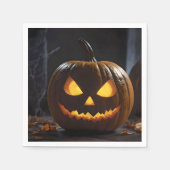 Halloween Pumpkin, Serviette (Vorderseite)