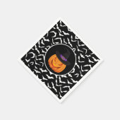 Halloween Pumpkin Serviette (Ecke)
