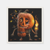 Halloween Pumpkin Serviette (Vorderseite)