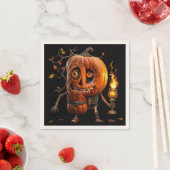 Halloween Pumpkin Serviette (Beispiel)