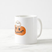 Halloween Pumpkin Sloth Classic T - Shirt Kaffeetasse (VorderseiteRechts)