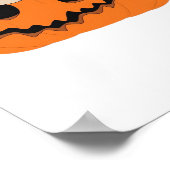 Halloween Pumpkin Sloth Classic T - Shirt Poster (Ecke)