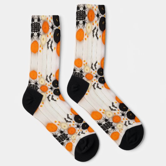 Halloween pumpkin socken (Rechts)