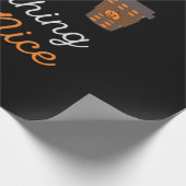 Halloween Pumpkin Spice and Everything Nice Xmas Geschenkpapier (Ecke)