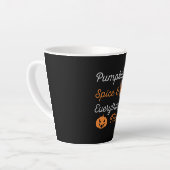 Halloween Pumpkin Spice and Everything Nice Xmas Milchtasse (Linke Ecke)