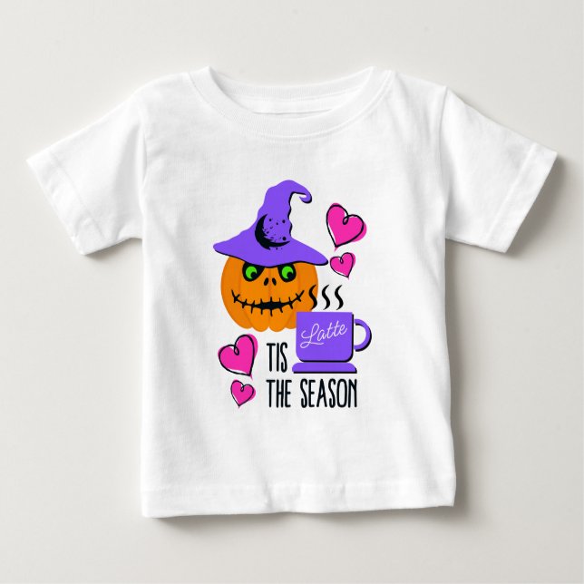 Halloween Pumpkin Spice Baby T-Shirt – Cute Tee (Vorderseite)
