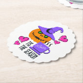 Halloween Pumpkin Spice Season Drink Coaster Untersetzer (angewinkelt)
