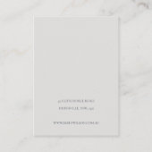 Halloween Pumpkin Spider Earring Necklace Display Visitenkarte (Rückseite)