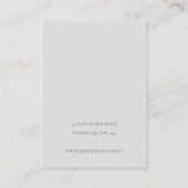 Halloween Pumpkin Spider Stuck Earring Display Visitenkarte (Rückseite)