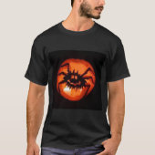 Halloween Pumpkin Spider T-Shirt (Vorderseite)