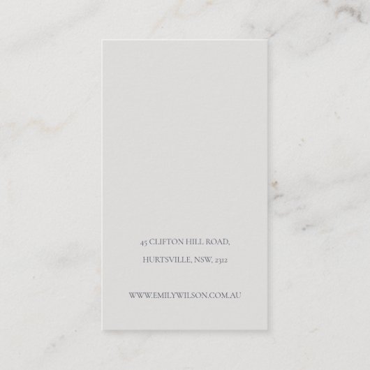 Halloween Pumpkin Spider Web Study Earring Display Visitenkarte (Rückseite)