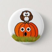 Halloween Pumpkin & Spookowa Button (Vorderseite)