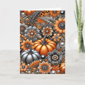 Halloween Pumpkin Spooky Season Grußkarte Karte (Vorderseite)