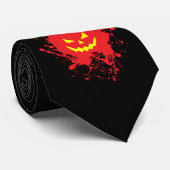 Halloween Pumpkin Spritzer Krawatte (Gerollt)