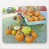 Halloween Pumpkin Stand Autumn Display Mouse Pad Mousepad (Vorne)