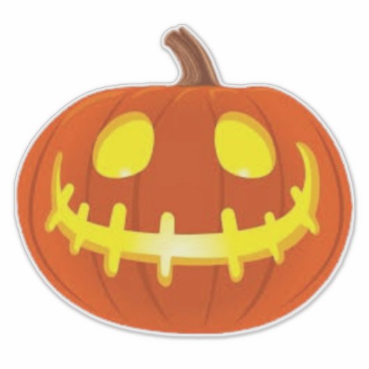 HALLOWEEN PUMPKIN STICKER (Vorderseite)
