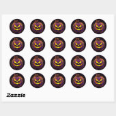 Halloween Pumpkin Stickers (Blatt)