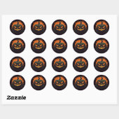 Halloween Pumpkin Stickers (Blatt)