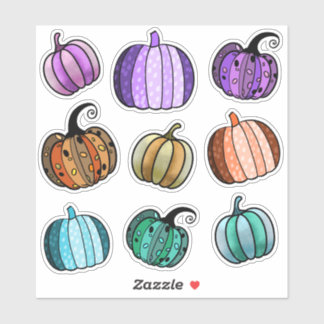 Halloween Pumpkin Stickers Aufkleber