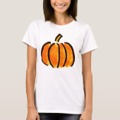 Halloween Pumpkin Stift Zeichnend, Pumpkins T-Shirt (Vorderseite)