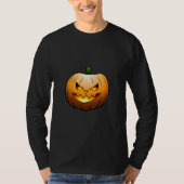Halloween Pumpkin Sweatshirt T-Shirt (Vorderseite)