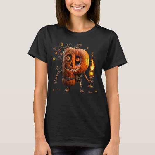 Halloween Pumpkin T-Shirt (Vorderseite)