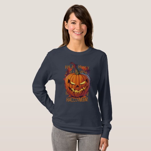 Halloween Pumpkin T-Shirt (Vorne ganz)