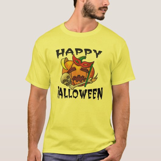 Halloween Pumpkin-T - Shirt (Vorderseite)