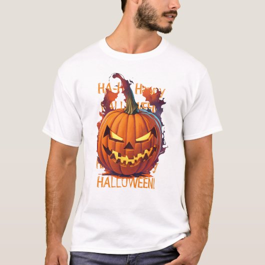 Halloween Pumpkin T-Shirt (Vorderseite)