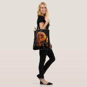 Halloween Pumpkin Tasche (Am Model)