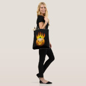 Halloween Pumpkin Tasche (Am Model)