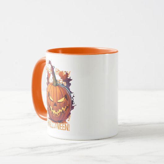 Halloween Pumpkin Tasse (Vorderseite Links)