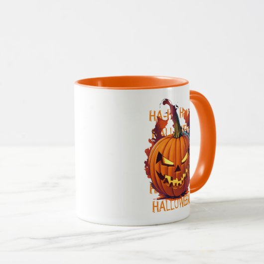 Halloween Pumpkin Tasse (VorderseiteRechts)