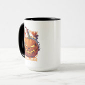 Halloween Pumpkin Tasse (Vorderseite Links)