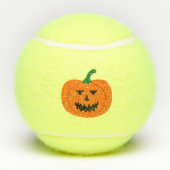 Halloween Pumpkin Tennis Balls Tennisbälle (Rückseite)