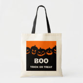 Halloween Pumpkin Trick oder Treat Candy Bag Tragetasche (Vorne)