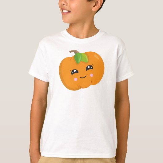 Halloween Pumpkin, Trick oder Treat, lächelnder Kü T-Shirt (Vorderseite)