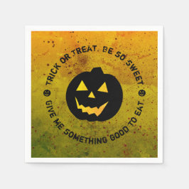 Halloween Pumpkin Trick oder Treat Paper Napkins Serviette