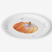 Halloween Pumpkin Trick oder Treat Party Pappteller (Schrägansicht)