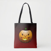 Halloween Pumpkin Trick oder Treat Tasche (Vorderseite)
