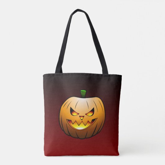 Halloween Pumpkin Trick oder Treat Tasche (Rückseite)