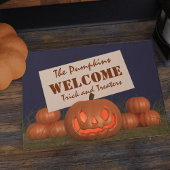 Halloween Pumpkin Trick oder Treat Welcome Doormat Fußmatte