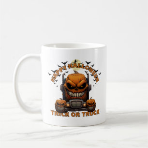 Halloween Pumpkin Truck Monster Spooky Spuk Kaffeetasse