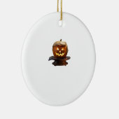 Halloween, Pumpkin Trumpkin, Make Halloween Great Keramik Ornament (Rechts)