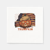 Halloween, Pumpkin Trumpkin, Make Halloween Great Serviette (Vorderseite)