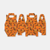 Halloween Pumpkin und Fledermäuse Geschenkschachtel (Ungefaltet)
