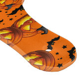 Halloween Pumpkin und Fledermäuse Schneidebrett (Ecke)